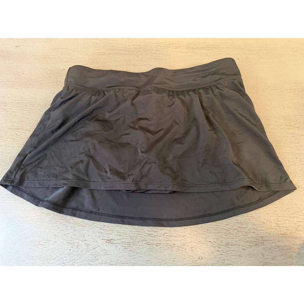 Avia Womens Black Active Skort Size S 4-6 Built-in Liner Recycled Stretch Skirt